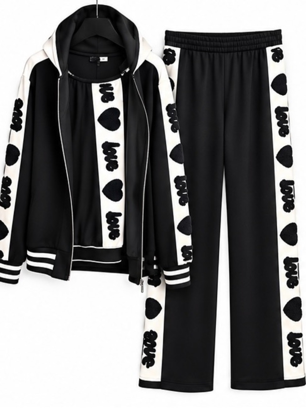 Frank Lyman Love & Hearts 2 Piece Jacket Pant Set XL
